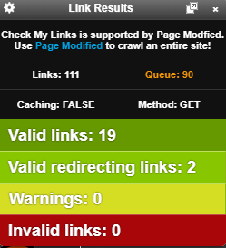 Check my links sitelerdeki bağlantıların analizini yapar.